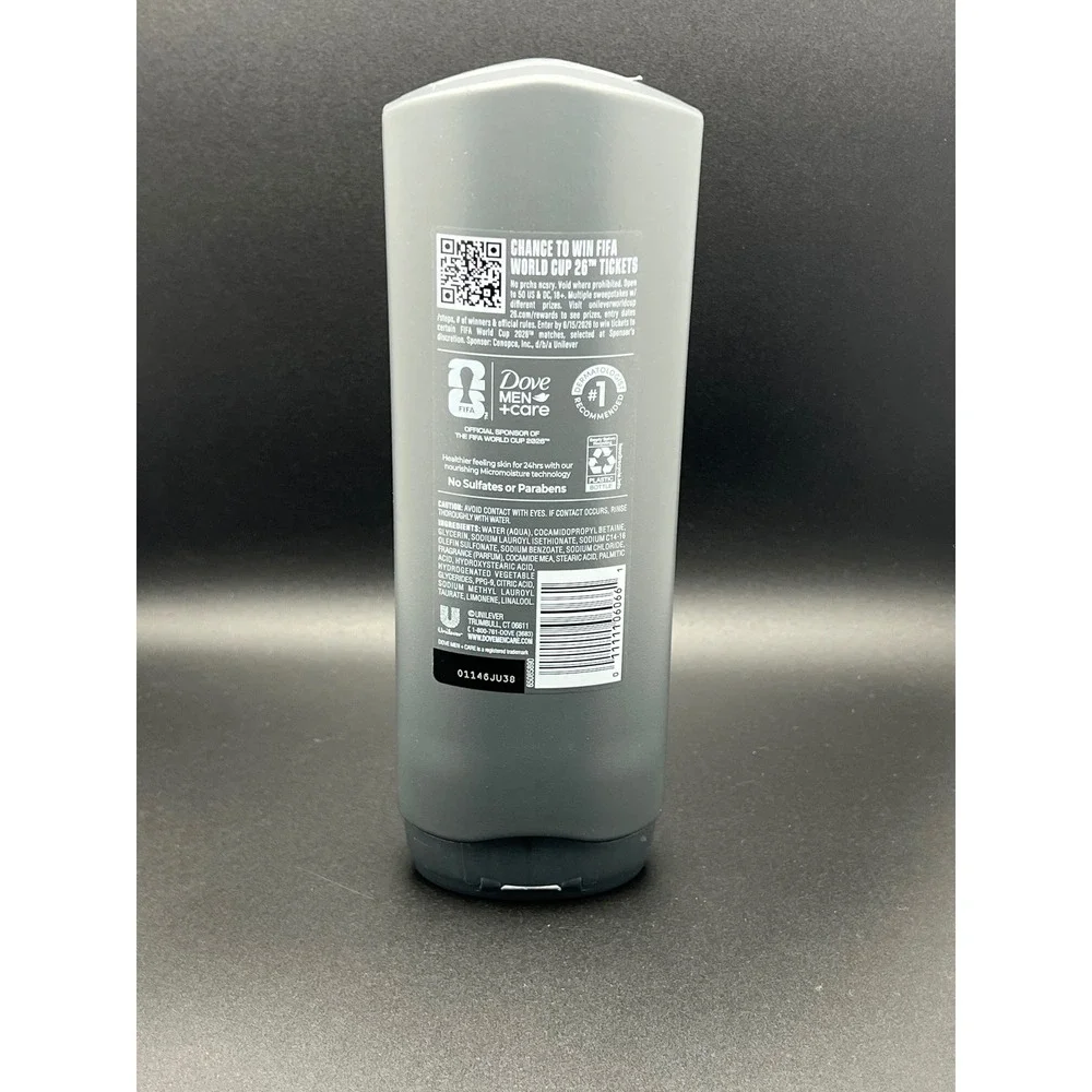 Dove Men+Care Fresh Victory Body Face Wash FIFA World Cup 26 Edition 18oz